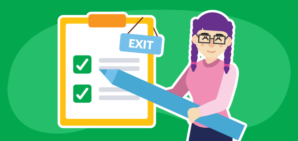 Exit survey Exit survey