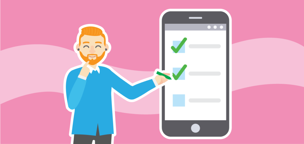 Provide a checklist Sending a checklist
