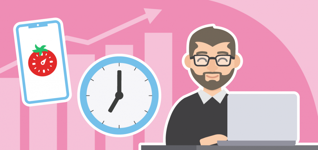 The benefits of time tracking Remote worker using a timing app